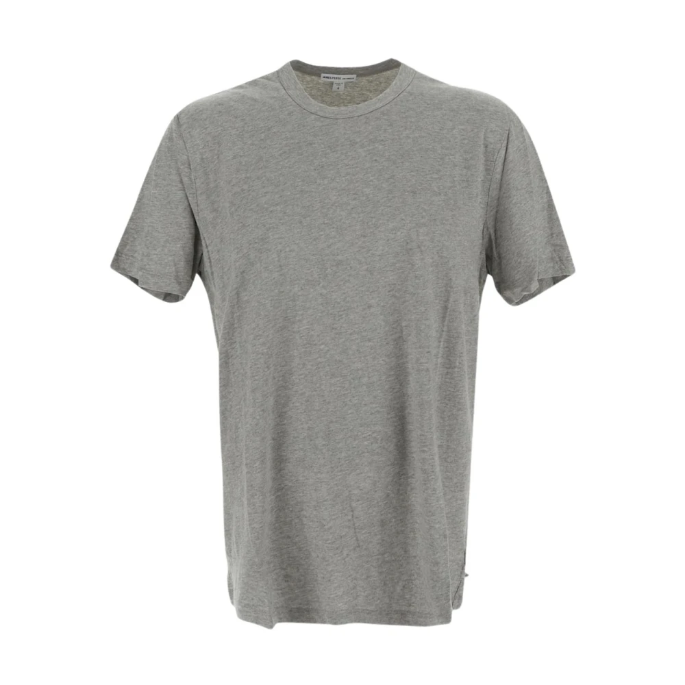 James Perse Klassiek Katoenen T-shirt Gray Heren