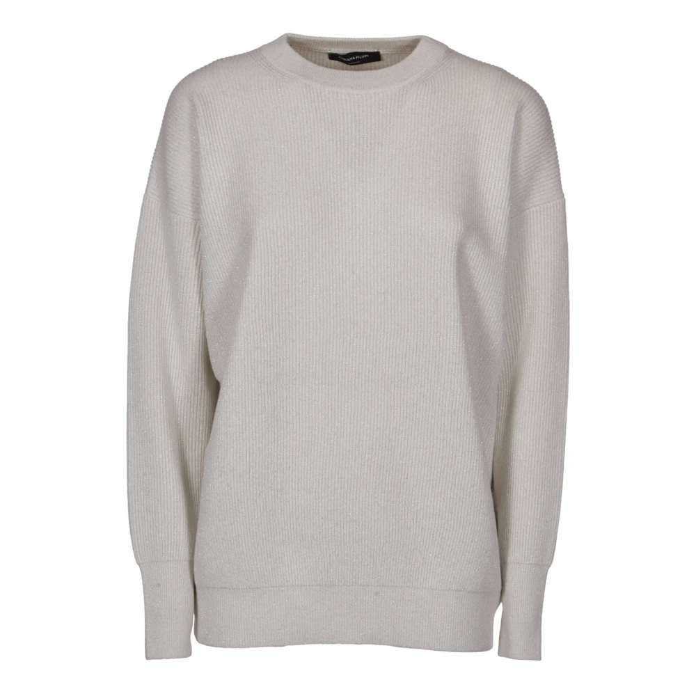 Fabiana Filippi Stijlvolle Sweater Collectie White Dames