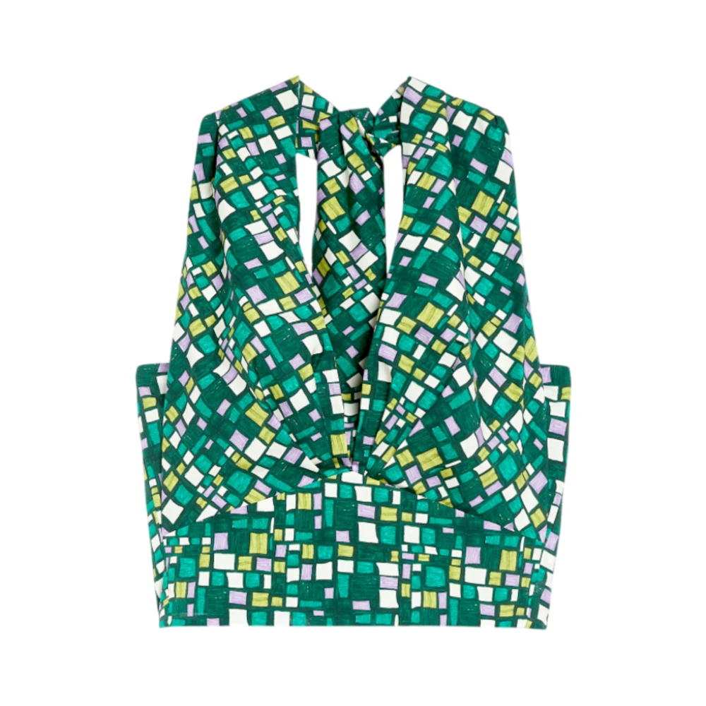 Weekend Max Mara Grön Multicolour Top