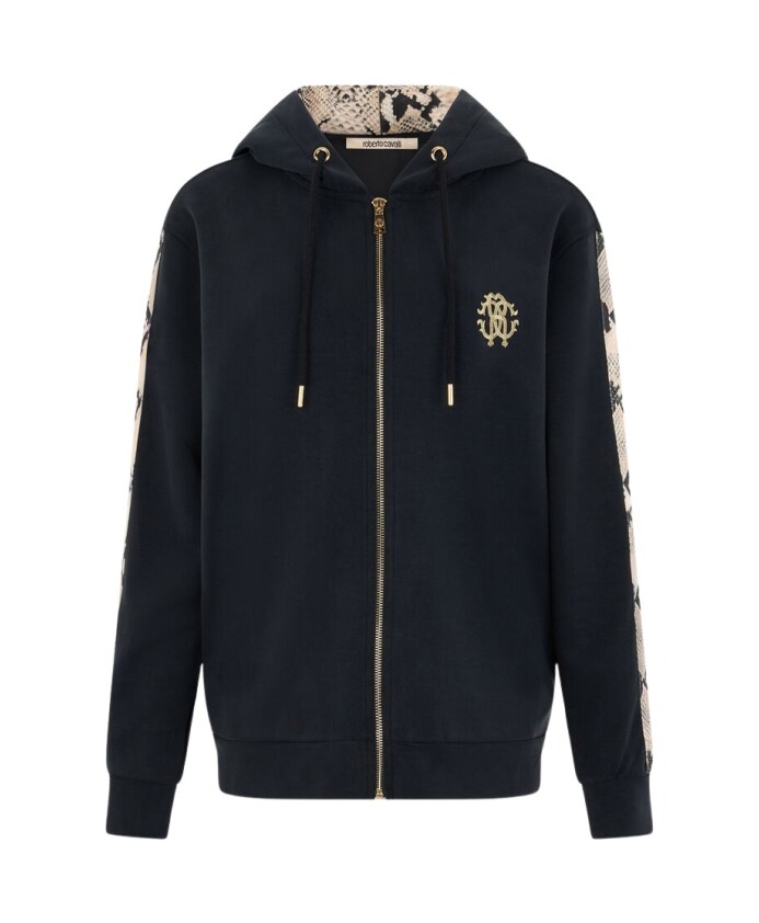 sweat-a-capuche-zippe-python-avec-cordon-de-serrage
