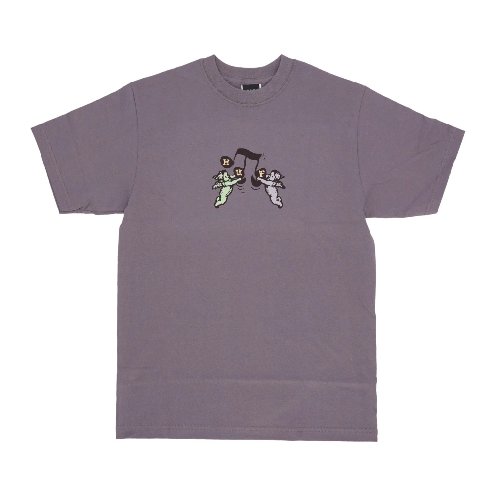 HUF Korte Mouw Choke Tee Licht Pruim Purple Heren