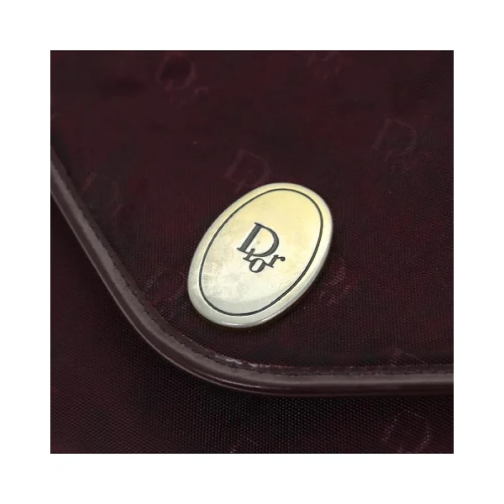 Dior Vintage Pre-owned Nylon dior-bags Red Dames
