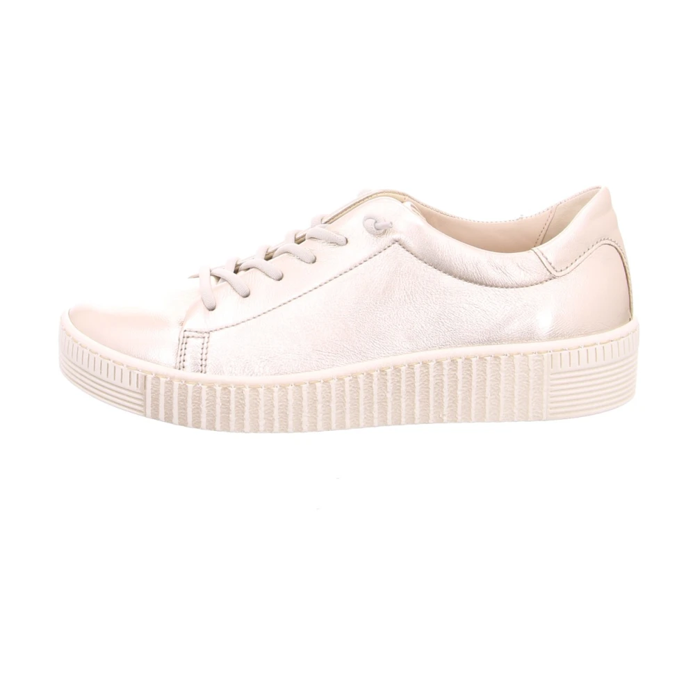 Gabor Freizeit Schnürer Dames Schoenen Beige