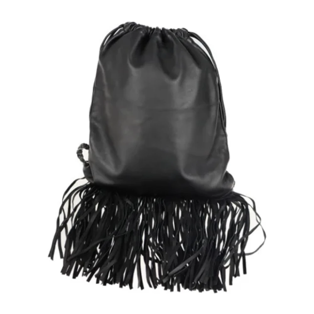 Valentino Vintage Pre-owned Leather shoulder-bags Black Dames
