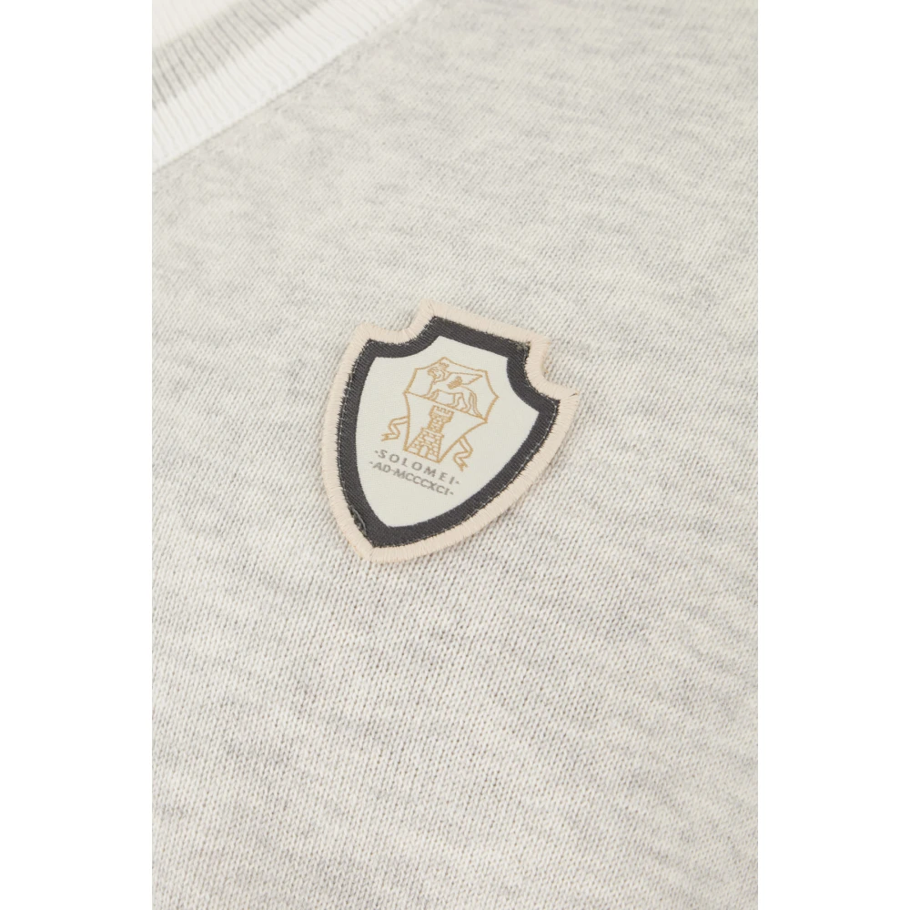 BRUNELLO CUCINELLI Stijlvolle Gebreide Collectie Gray Heren