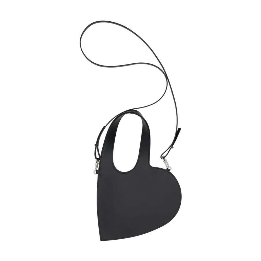 Coperni Hartvormige leren schoudertas Black Dames