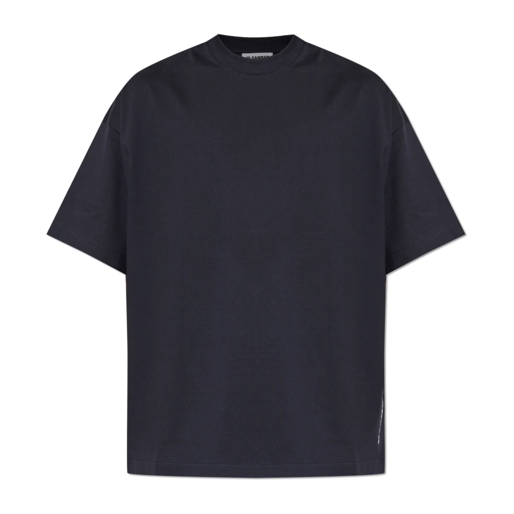 Jil Sander Homme Bleu - T-Shirt Imprimé Logo - Tops - Taille: M