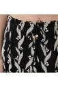 jupe-longue-gaufree-noir-blanc