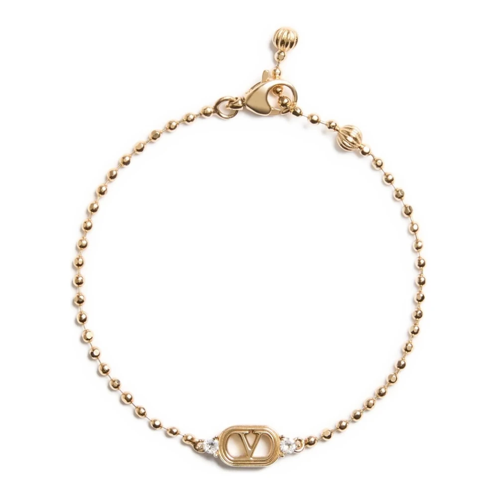 Valentino Gold Vlogo Ovalette Swarovski Bracelet - Image 3