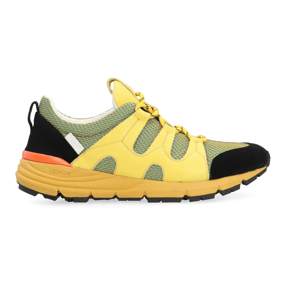Volta Contrast Suede Trekking Sneakers Heren Schoenen Geel
