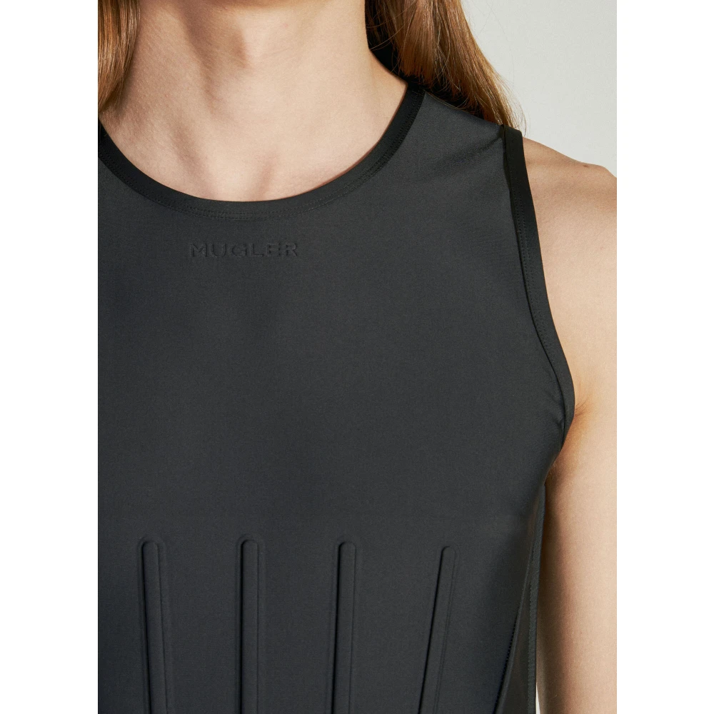 Mugler Tops Black Heren