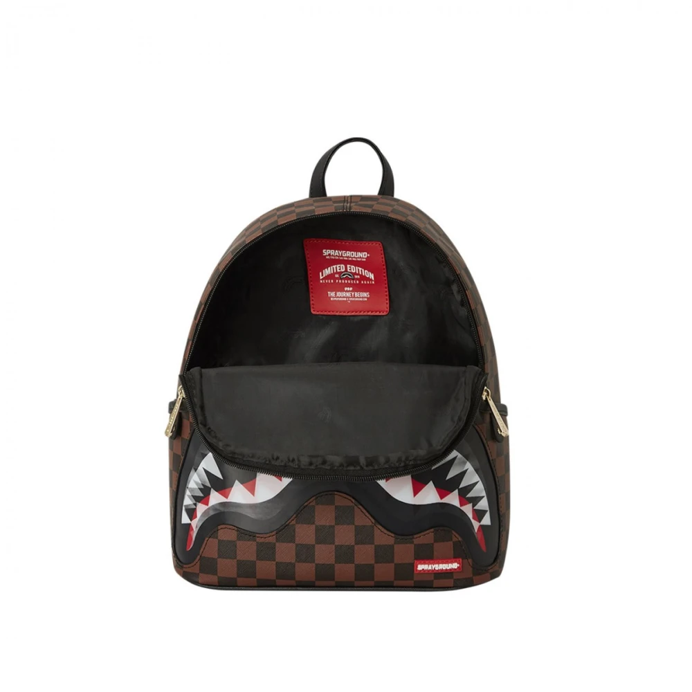 Sprayground Lenticular Chomp Savage Rugzak Brown Unisex