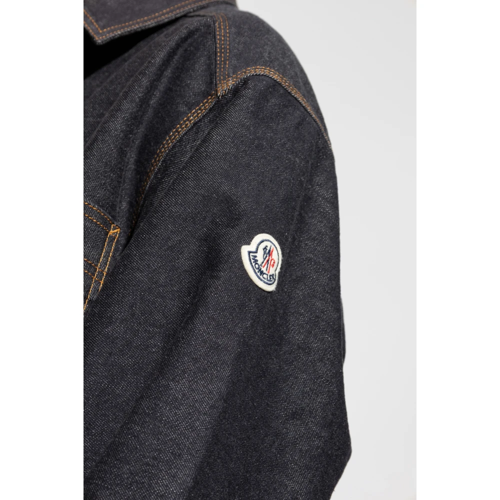 Moncler Denim jas Blue Heren