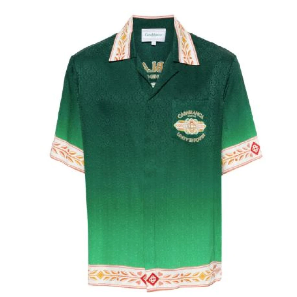 Casablanca Klassieke Overhemden Green Heren