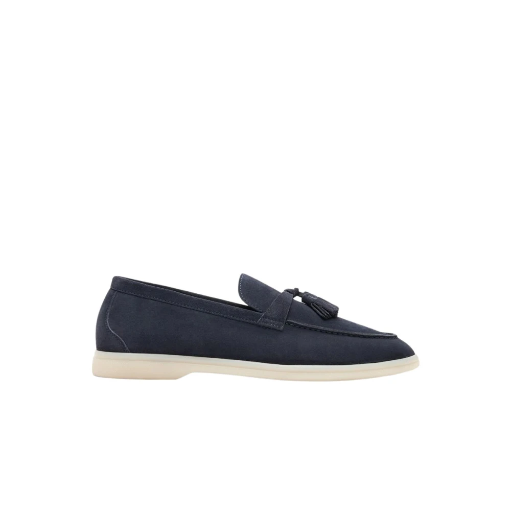 Scarosso Women's Blue Loafers, 7 Uk, Leandra Loafers