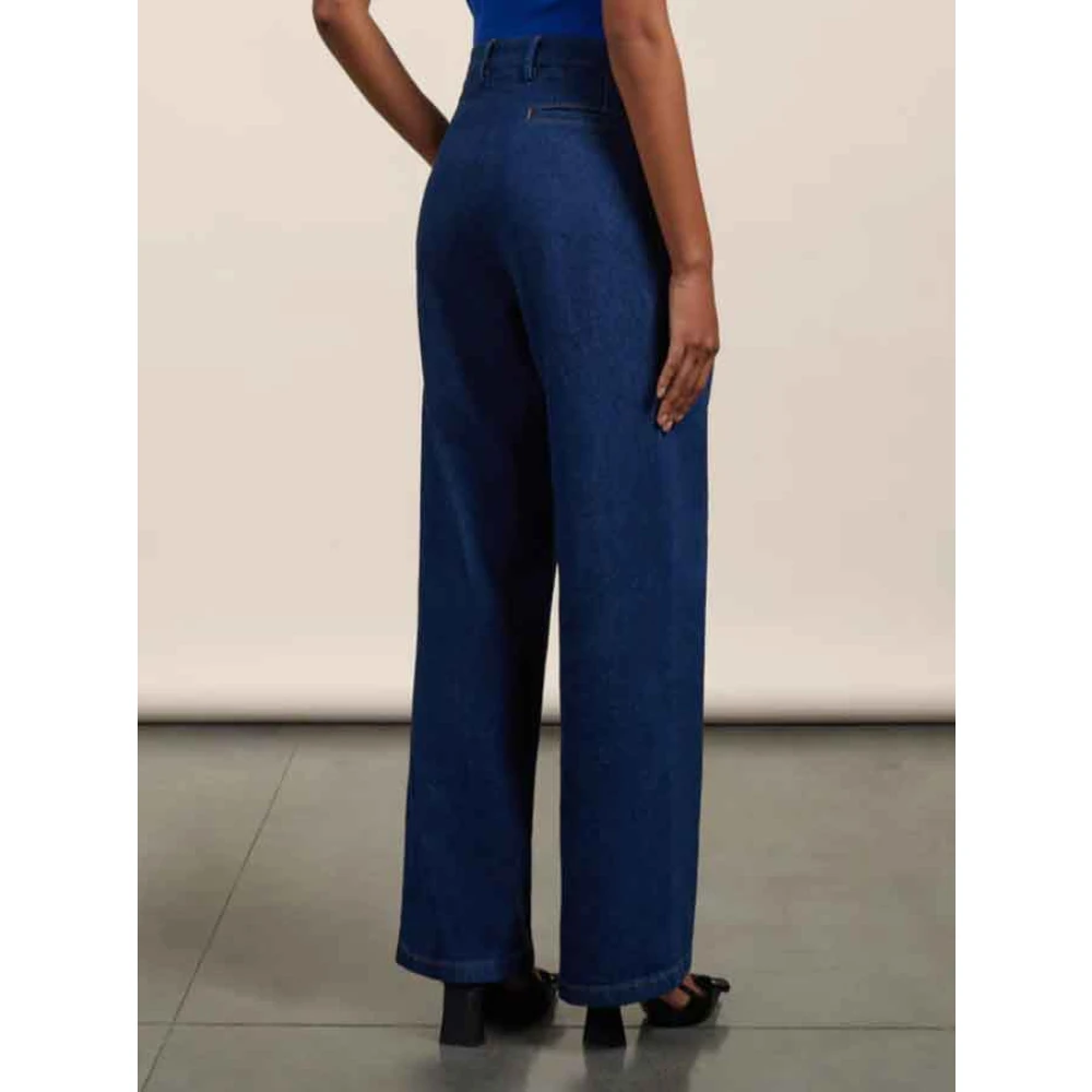 Pence 1979 Navy Audrey Chino Broek Blue Dames