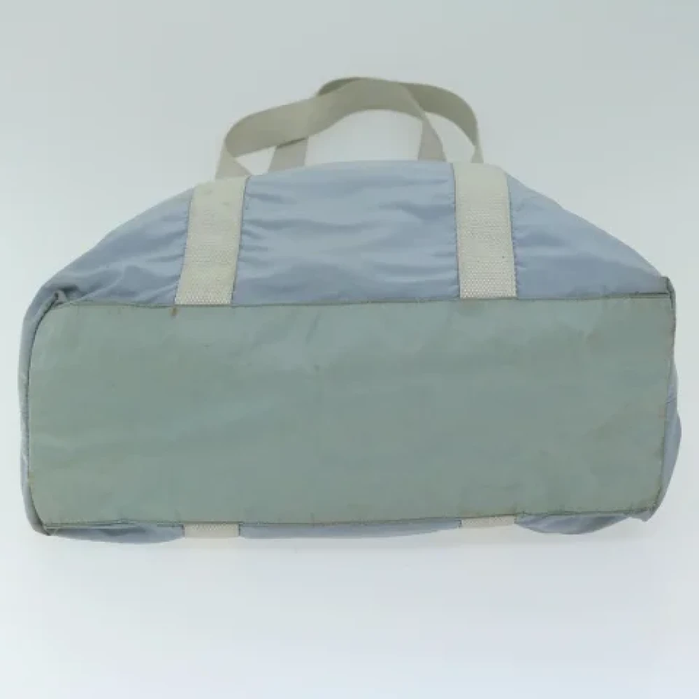 Prada Vintage Pre-owned Nylon totes Blue Dames