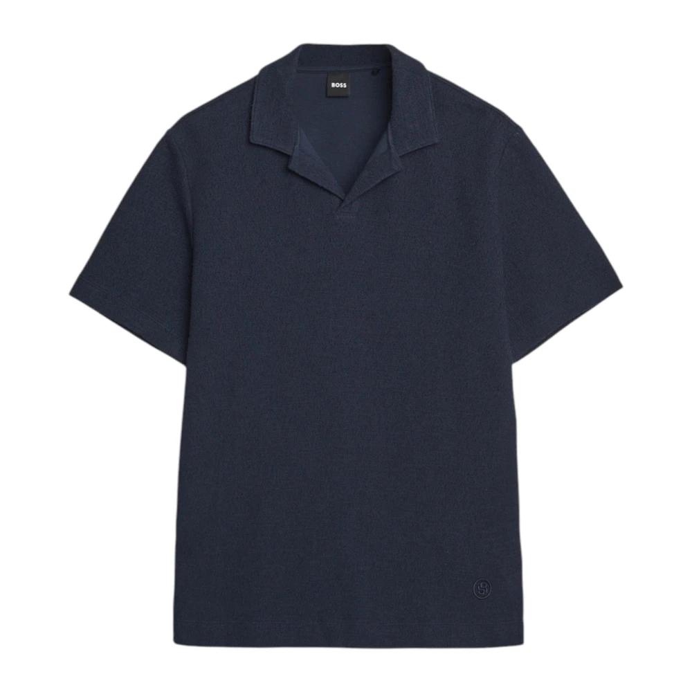 Hugo Men's Dark/Blue Luxury Terry Polo Shirt