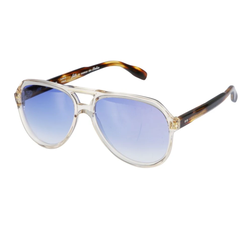 Kador Unisex Beige Sunglasses, 58 Mm, Big Pilot Sunglasses