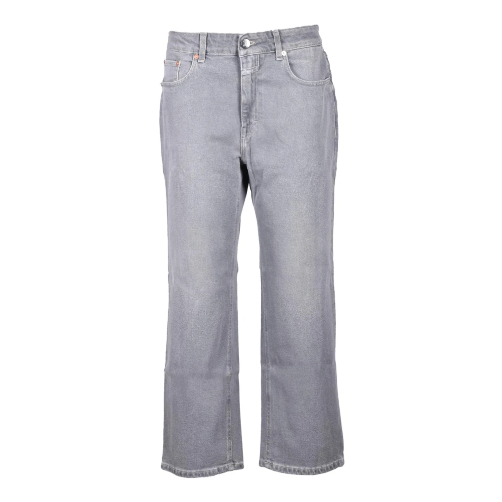 Closed Gerecyclede Katoenen Slim Fit Jeans Gray Dames
