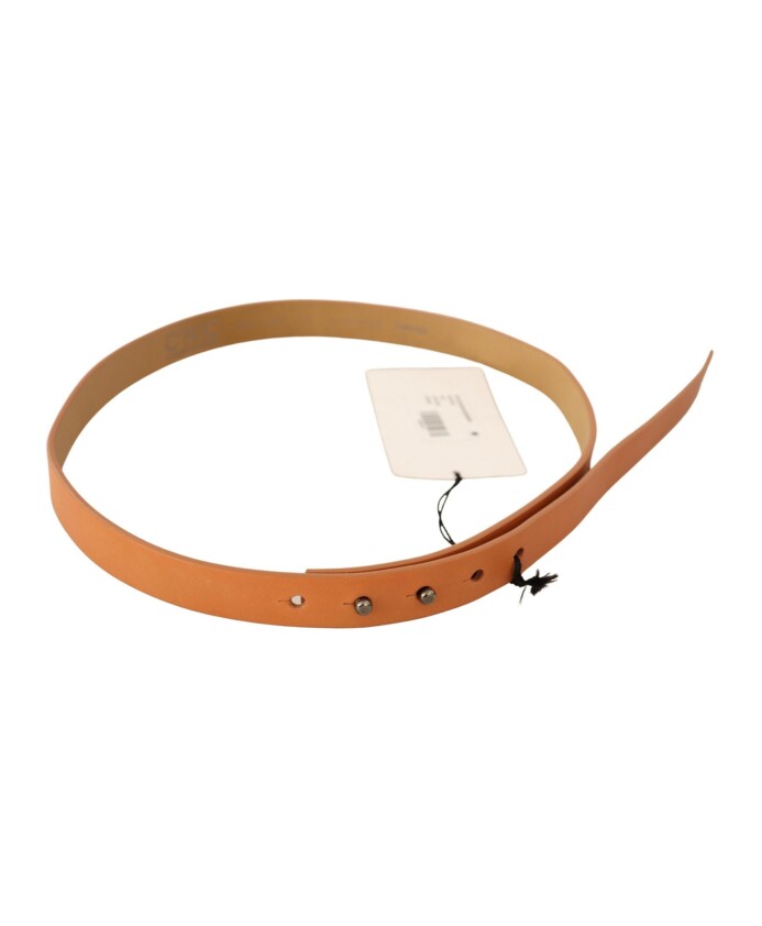 oranje-mode-riem-met-logodetails