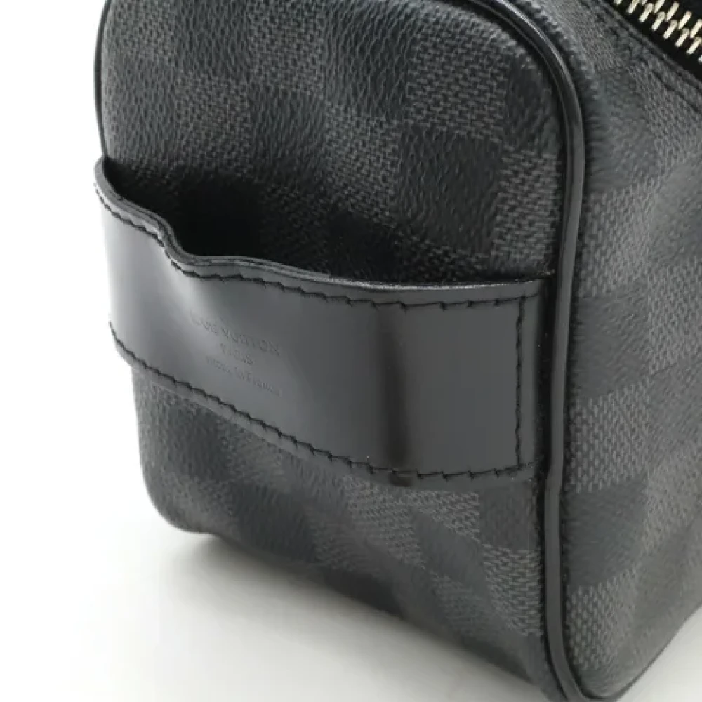 Louis Vuitton Vintage Pre-owned Canvas clutches Black Dames