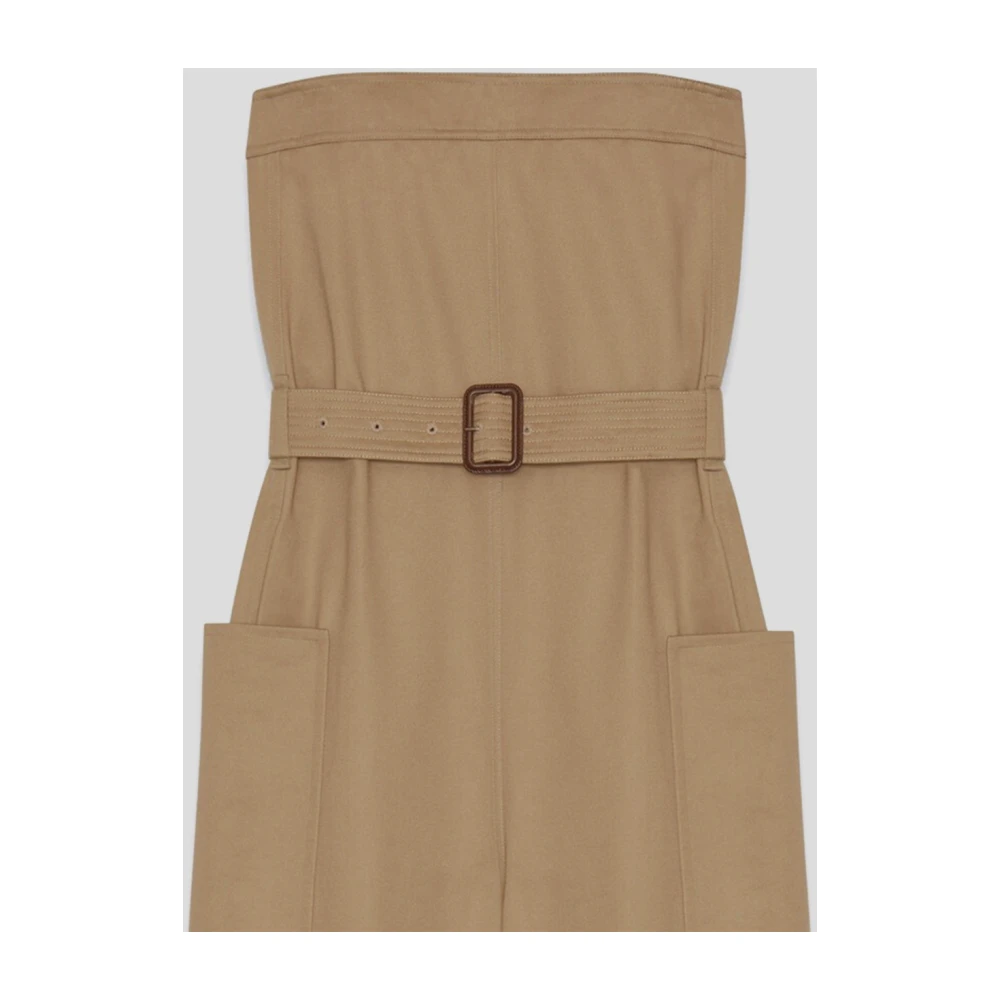Saint Laurent Dames Jumpsuit Mode Beige Dames