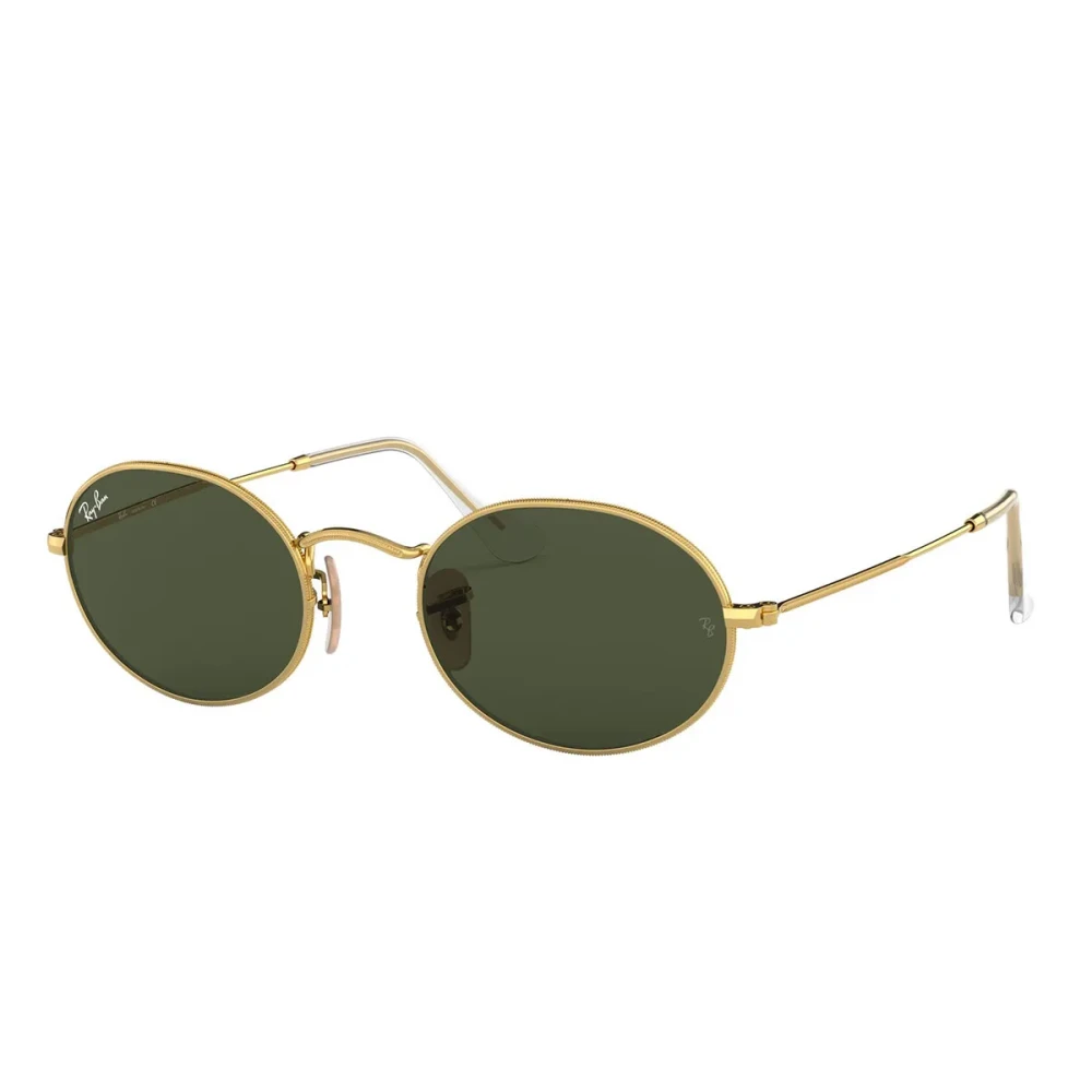 Ray-Ban Unisex Yellow Vintage Oval Sunglasses With Mirror Lenses - Sunglasses - 54 Mm - Accessories