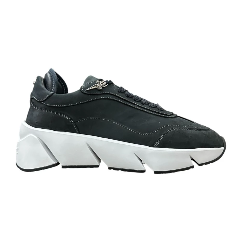 Paciotti Blauwe Lage Sneakers Heren Schoenen