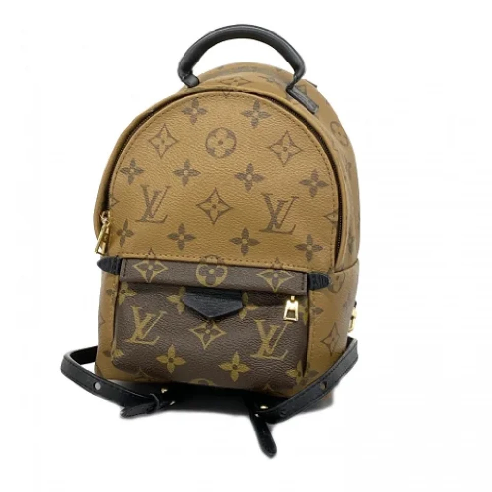 Louis Vuitton Vintage Pre-owned Canvas backpacks Brown Dames