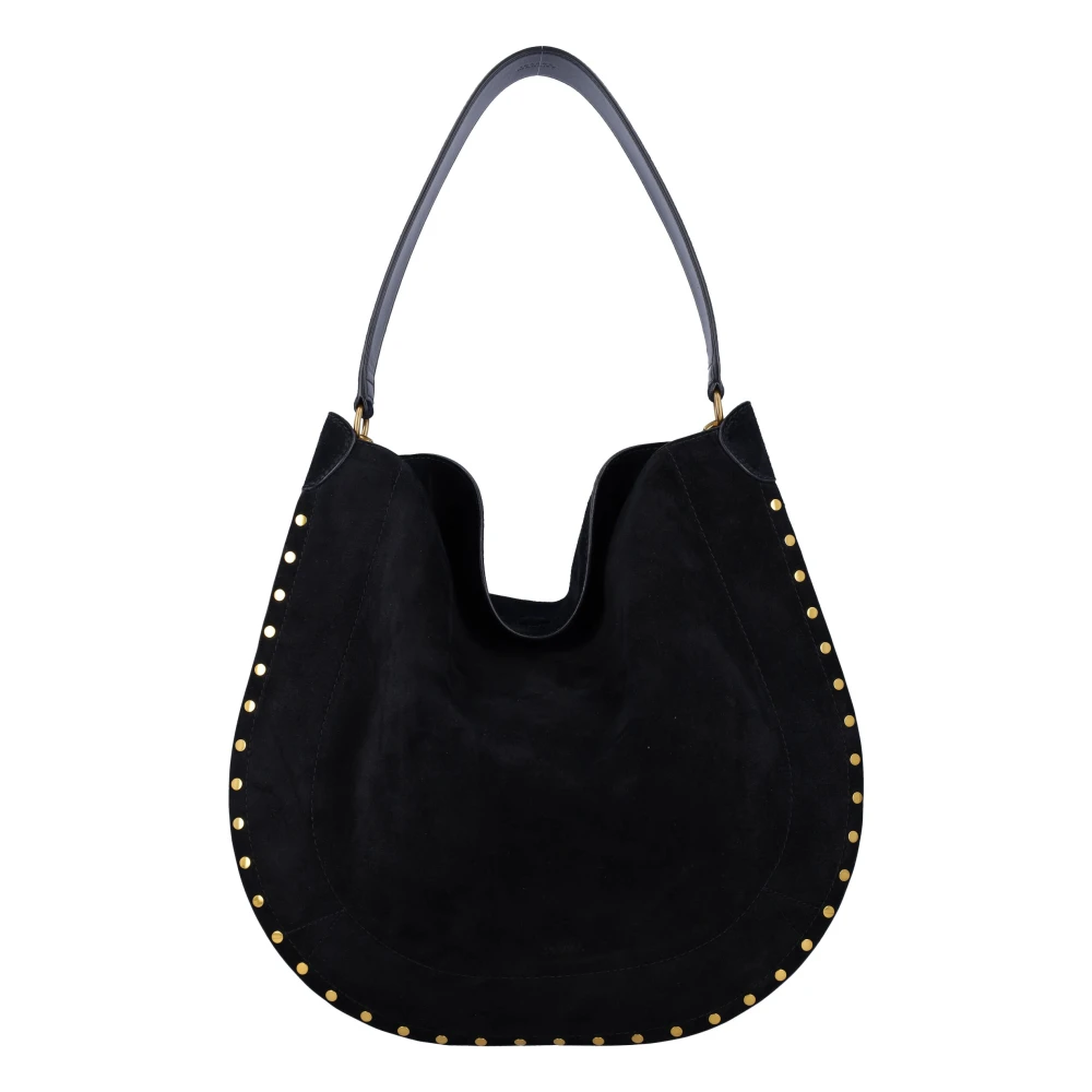 Isabel marant Zwarte Suède Hobo Handtas Black Dames