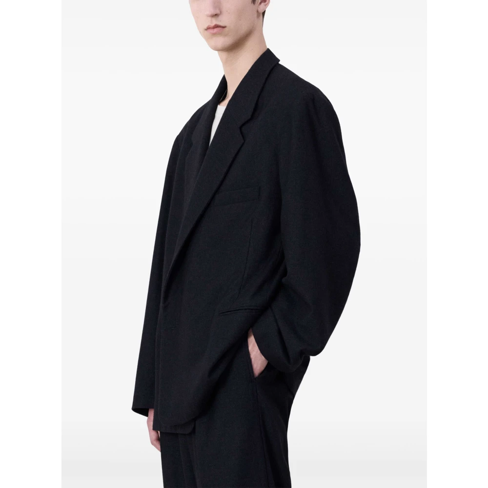 Lemaire Stijlvolle Maxi Jas voor Vrouwen Gray Heren