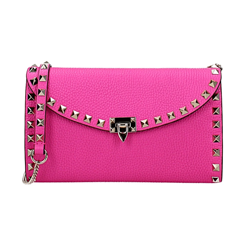 Valentino Garavani Stijlvolle Clutch Tas voor Vrouwen Pink Dames