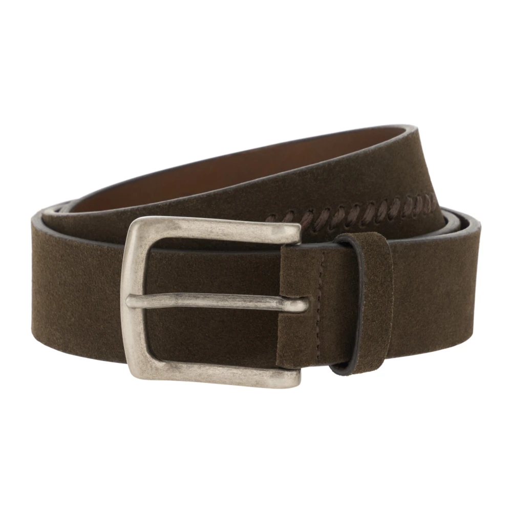 Boggi Milano Homme Marron Accessoires, Brun, Taille: 95 Cm Suede Leather Belt