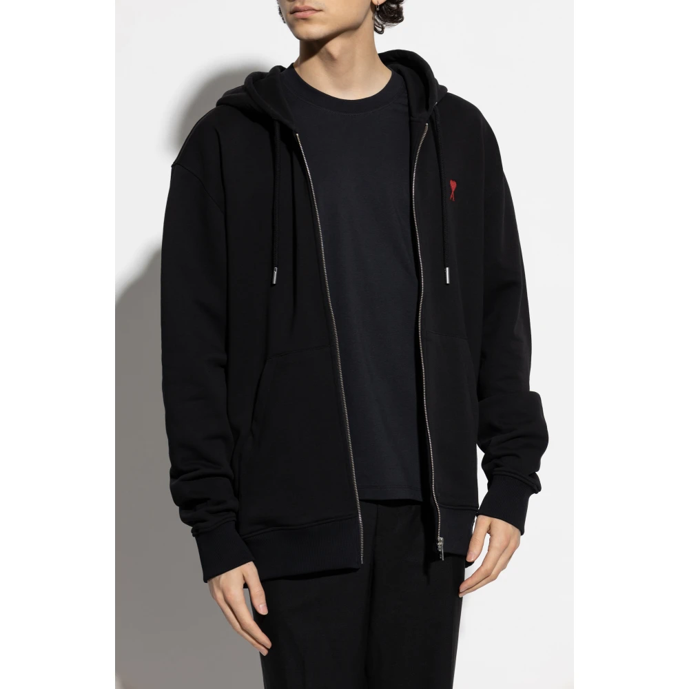 Ami Paris Hoodie Black Heren