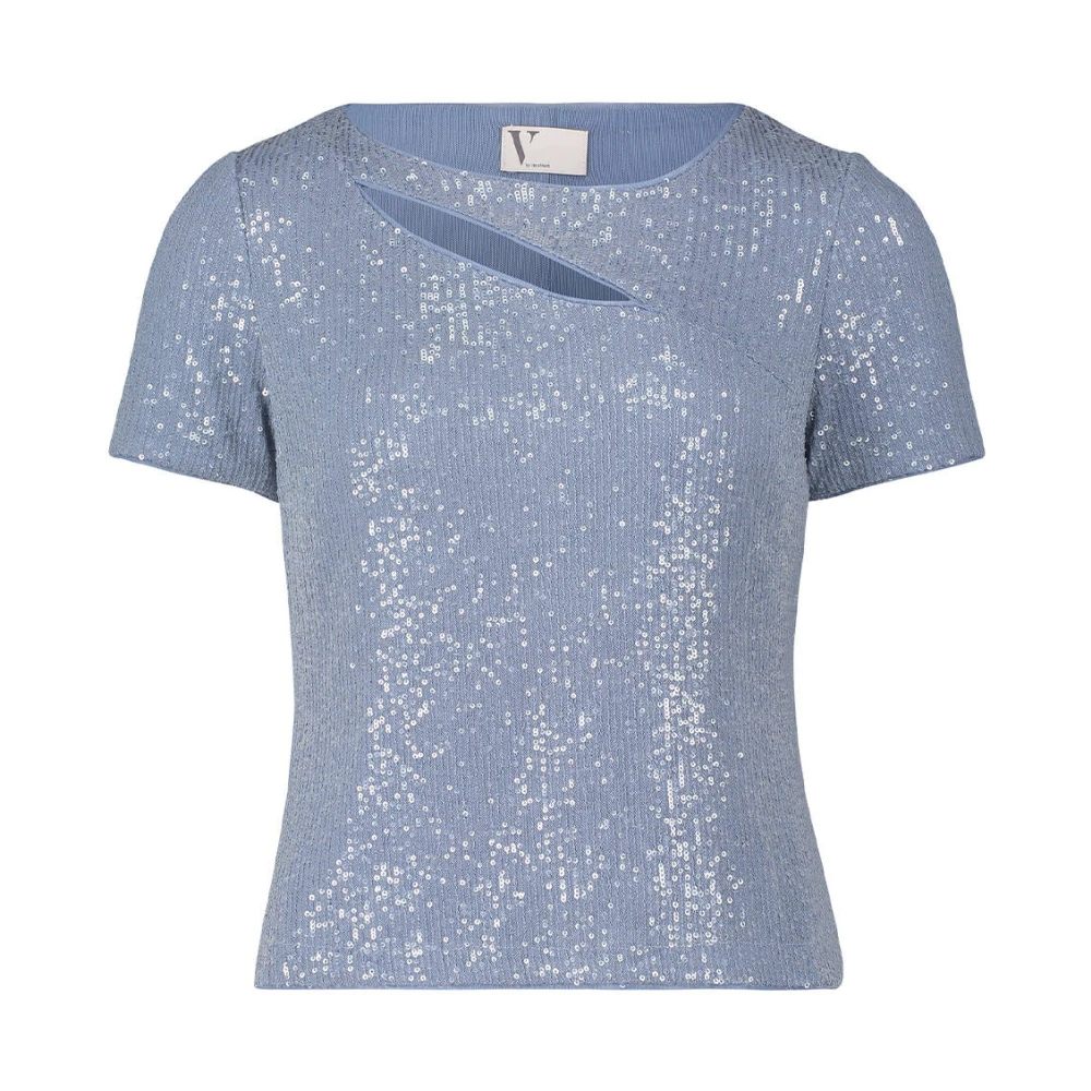 Vera Mont Shirt met korte mouwen Blue Dames