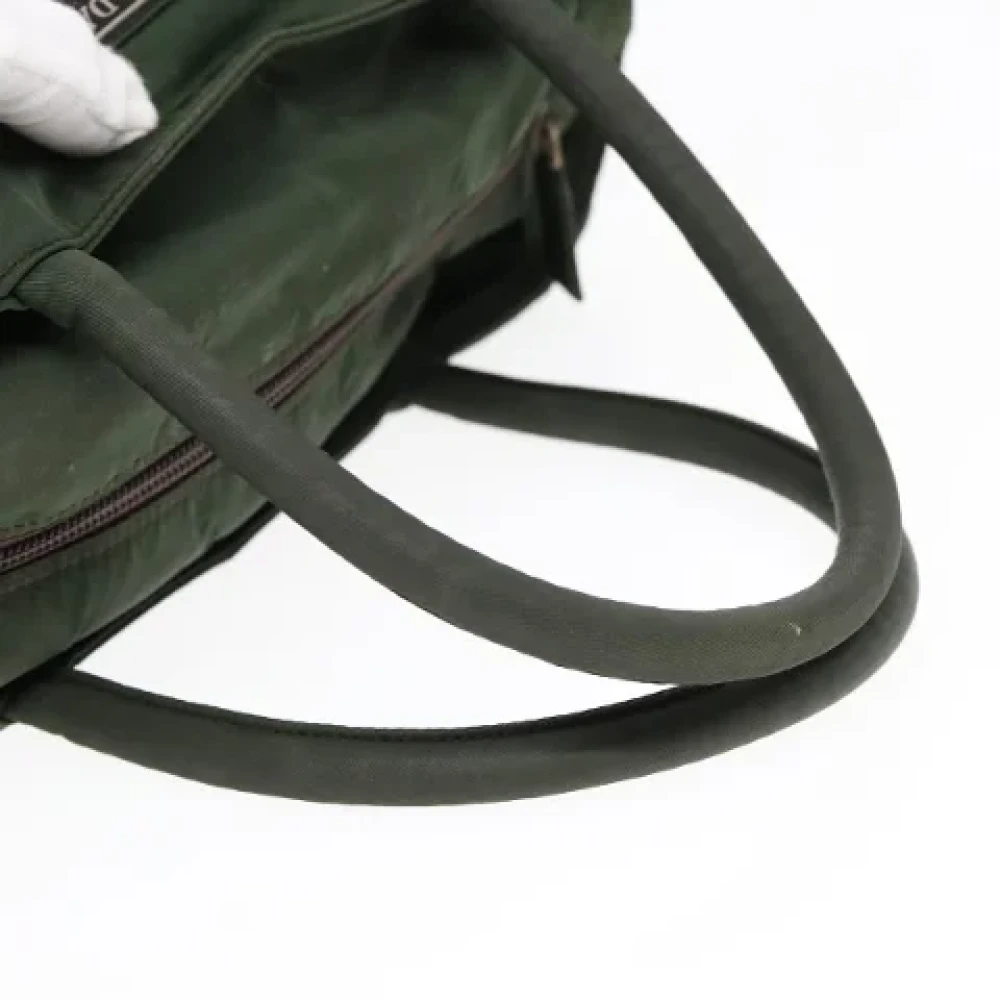 Prada Vintage Pre-owned Nylon totes Brown Dames