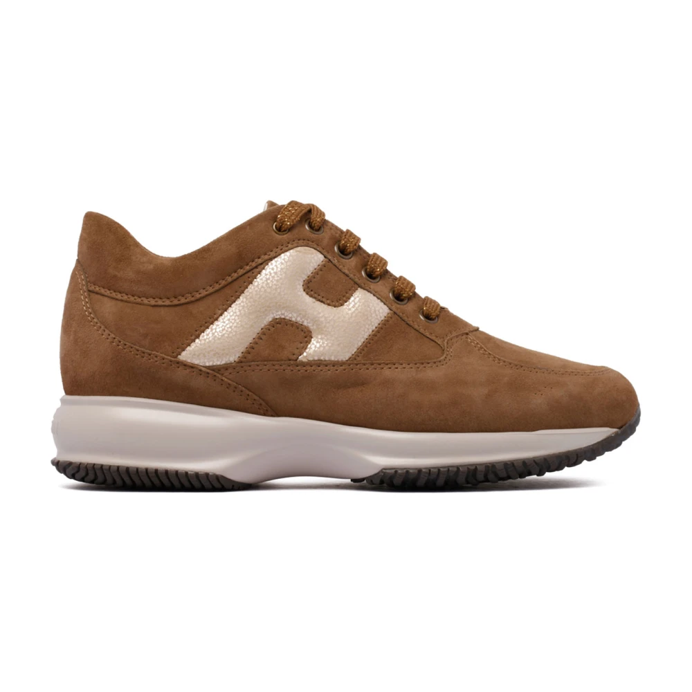 Hogan Women's Brown Interactive Sneakers