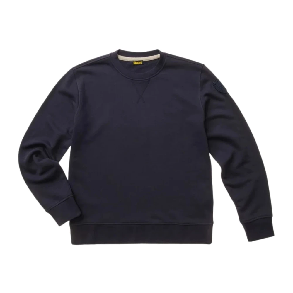 Blauer Men's Blue Round-Neck Knitwear, 2XL, Thomas Sweatshirt