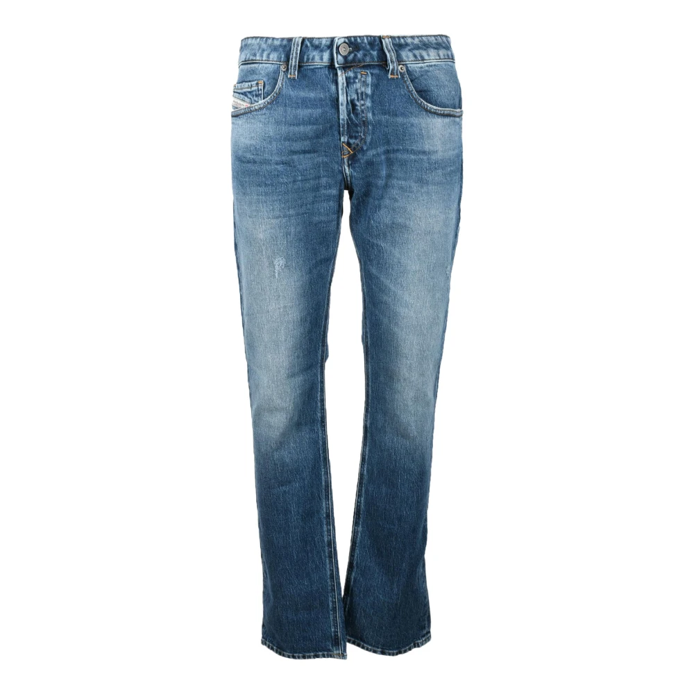 Diesel Katoen Elastaan Jeans Blue Heren