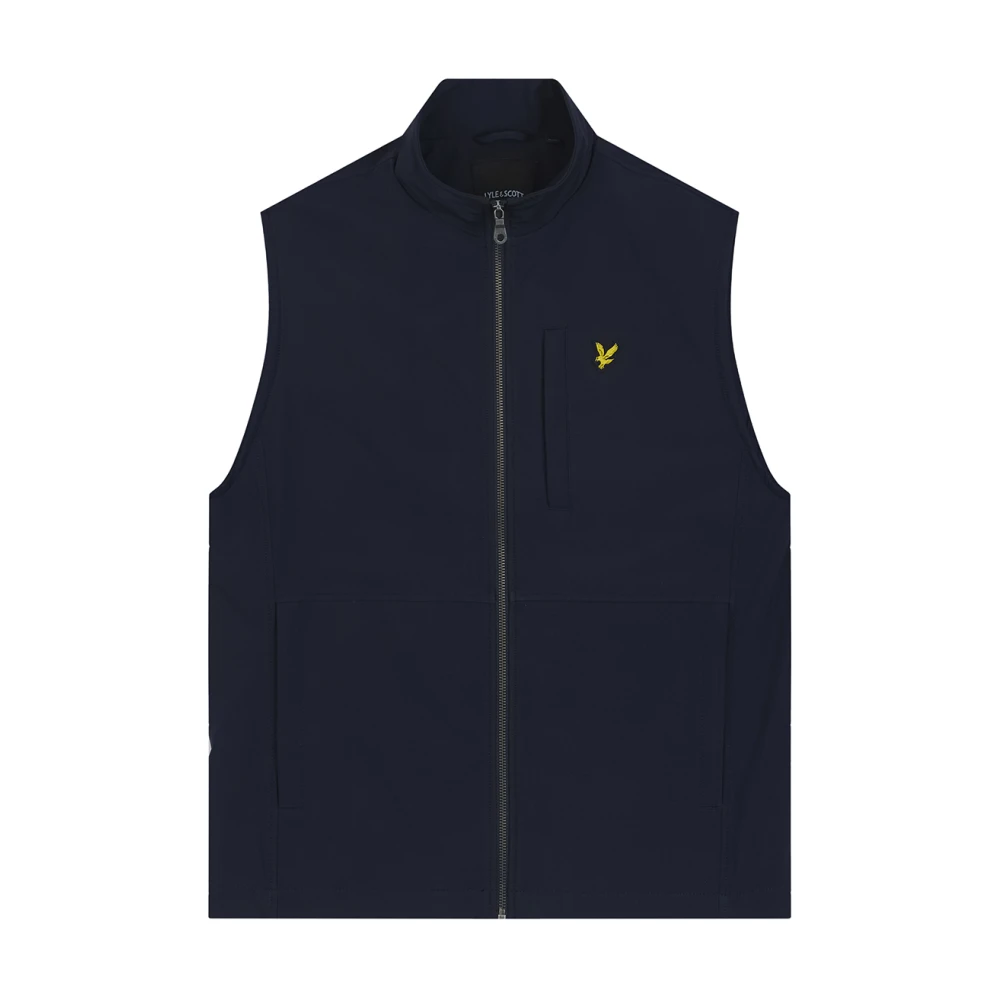 Lyle & Scott Softshell Gilet Jacka Blue, Herr