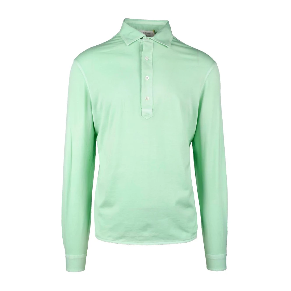 Filippo De Laurentiis Long Sleeve Tops Green Heren