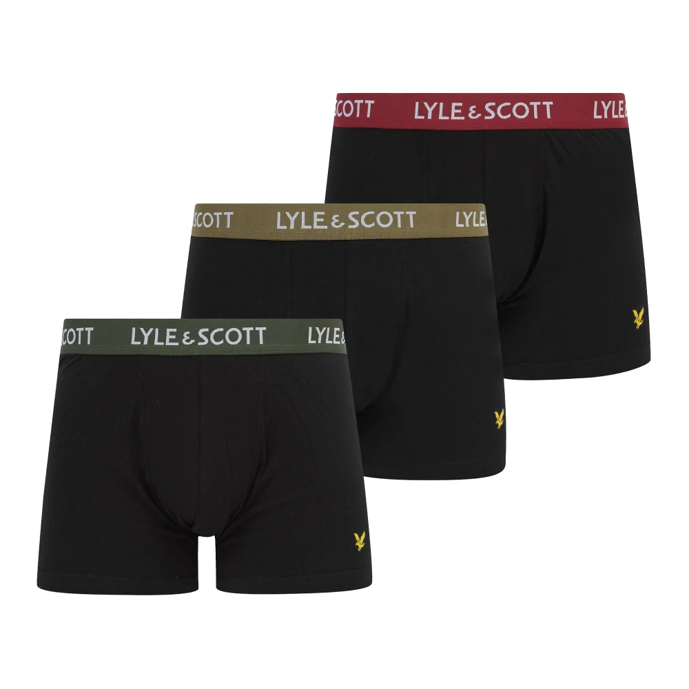 Lyle & Scott Zwarte Boxershorts Black Heren