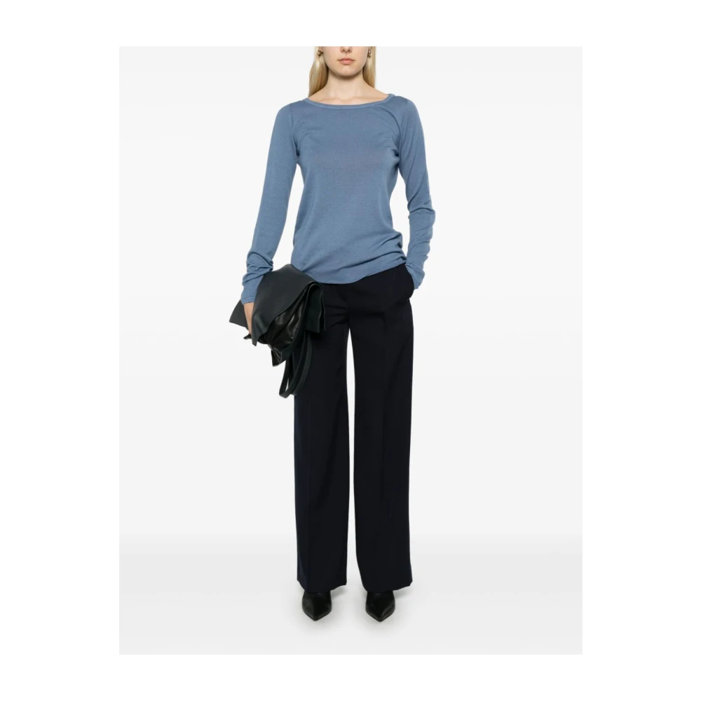 majestic filatures Celeste Cashmere Sweater Aw24 Blue Dames