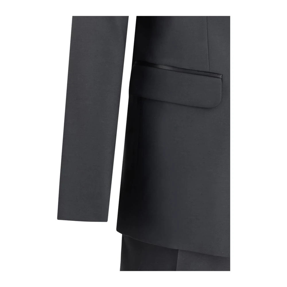 Dsquared2 Londen Wollen Pak met Blazer en Broek Black Heren