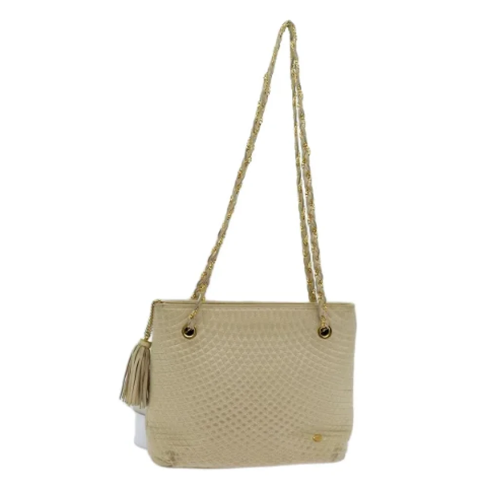 Bally Pre-owned Leather shoulder-bags Beige Dames