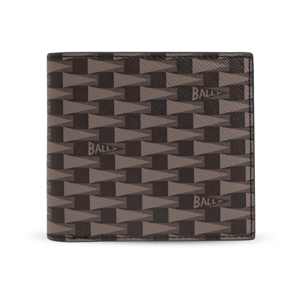 Bally Portemonnee met logo Brown Heren