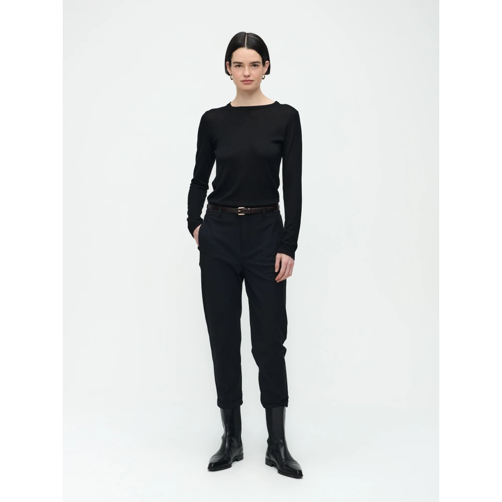 Jane Lushka Katherine Pu Pullover Black Dames