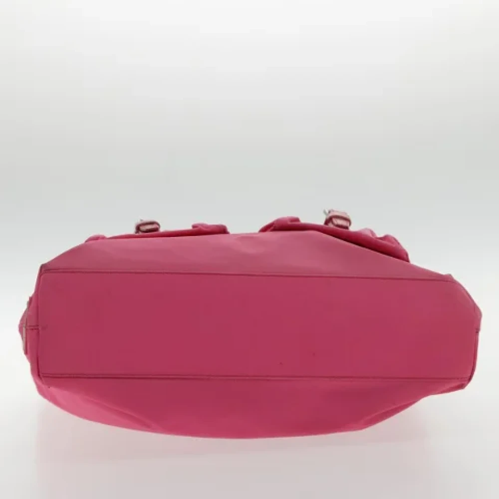Prada Vintage Pre-owned Nylon totes Pink Dames