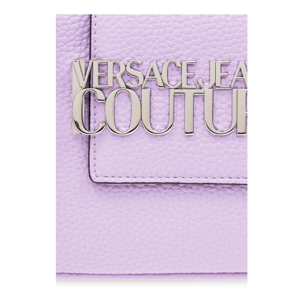 Versace Jeans Couture Schoudertas met logo Purple Dames